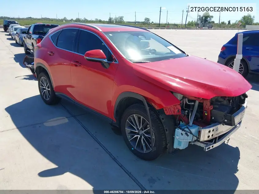 2022 Lexus Nx 350 Premium VIN 2T2GGCEZ8NC015163 фото 2