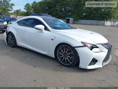 JTHHP5BC9F5003833 — 2015 Lexus RC F, Задняя часть, фото до ремонта