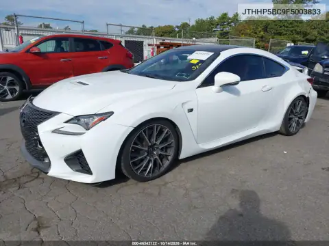 JTHHP5BC9F5003833 — 2015 Lexus RC F, фото 3 с аукциона IAAI, Задняя часть