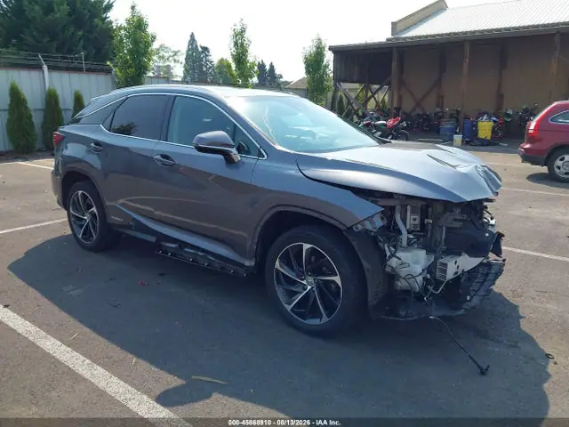 2T2BGMCA8GC007080 — 2016 Lexus RX 450H, Передняя часть (Front End), фото до ремонта