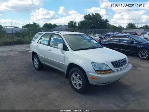 JTJGF10U420141918 — 2002 Lexus RX, Естественный износ, фото до ремонта