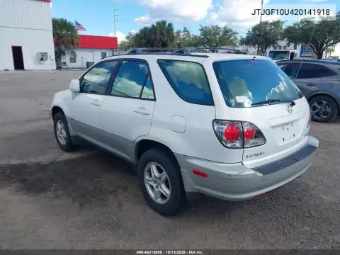JTJGF10U420141918 — 2002 Lexus RX, фото 4 с аукциона IAAI, Естественный износ