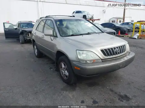 JTJGF10U020128843 — 2002 Lexus RX, Передняя часть, фото до ремонта