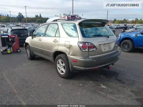 JTJGF10U020128843 — 2002 Lexus RX, фото 4 с аукциона IAAI, Передняя часть