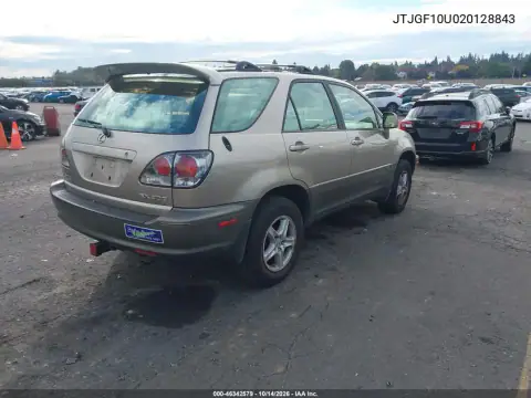 JTJGF10U020128843 — 2002 Lexus RX, фото 5 с аукциона IAAI, Передняя часть