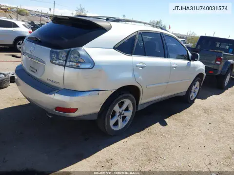 2004 Lexus Rx 330 VIN JTJHA31U740031574 фото 5