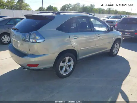 2004 Lexus Rx 330 VIN JTJGA31U740021543 фото 5
