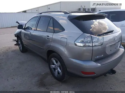 2005 Lexus Rx 330 VIN JTJHA31U250093918 фото 3