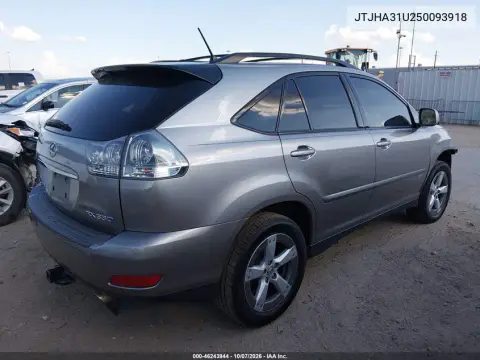 2005 Lexus Rx 330 VIN JTJHA31U250093918 фото 4