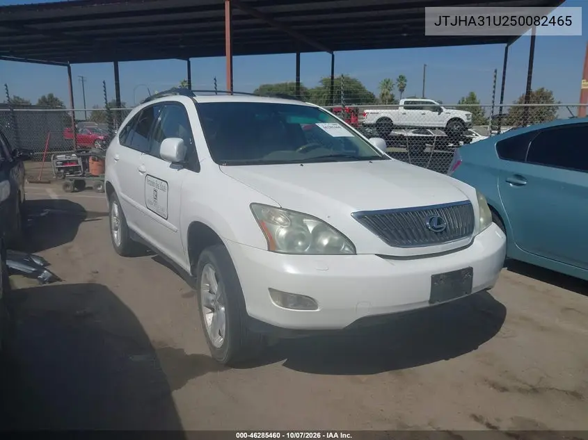 2005 Lexus Rx 330 VIN JTJHA31U250082465 фото 1