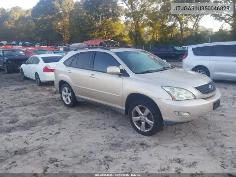 JTJGA31U350046828 — 2005 Lexus RX, Естественный износ, фото до ремонта