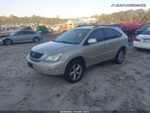 2005 Lexus Rx 330 VIN JTJGA31U350046828 фото 3