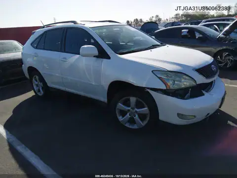 JTJGA31U360062383 — 2006 Lexus RX, Передняя часть слева, фото до ремонта