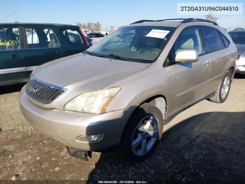 2006 Lexus Rx 330 VIN 2T2GA31U96C044510 фото 3