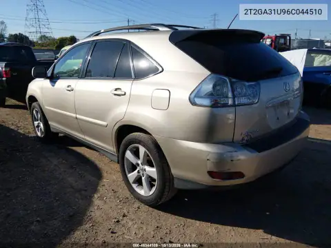 2006 Lexus Rx 330 VIN 2T2GA31U96C044510 фото 4
