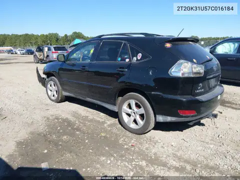 2T2GK31U57C016184 — 2007 Lexus RX, фото 4 с аукциона IAAI, Передняя часть