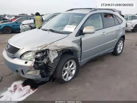 2008 Lexus Rx 350 VIN 2T2HK31UX8C065502 фото 3