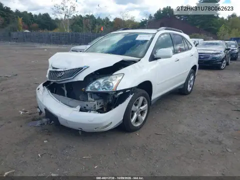 2008 Lexus Rx 350 VIN 2T2HK31U78C062623 фото 3
