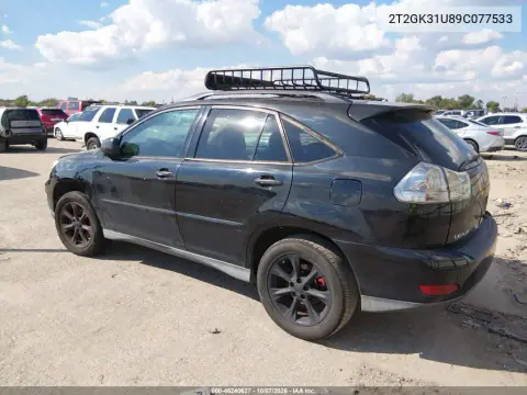 2009 Lexus Rx 350 VIN 2T2GK31U89C077533 фото 3