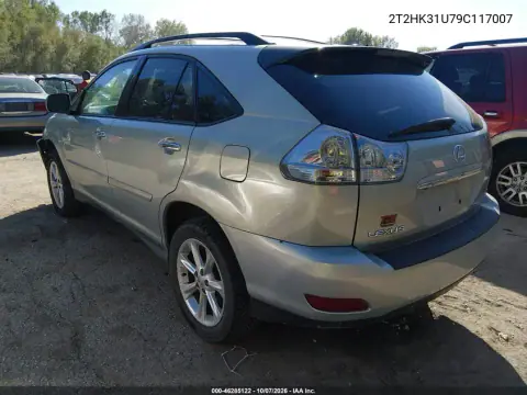 2009 Lexus Rx 350 VIN 2T2HK31U79C117007 фото 3
