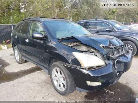 2T2GK31U19C070939 — 2009 Lexus RX, Передняя часть, фото до ремонта