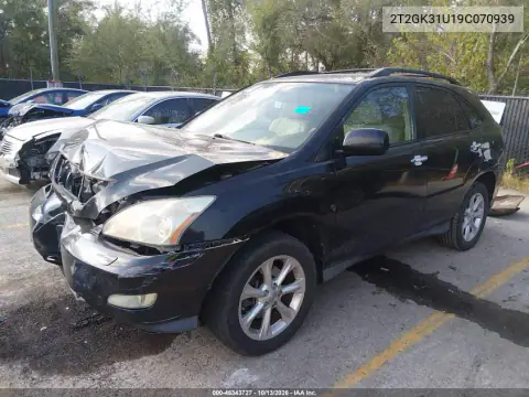 2009 Lexus Rx 350 VIN 2T2GK31U19C070939 фото 3