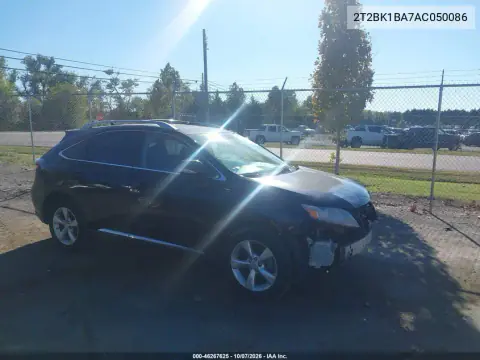 2010 Lexus Rx 350 VIN 2T2BK1BA7AC050086 фото 2