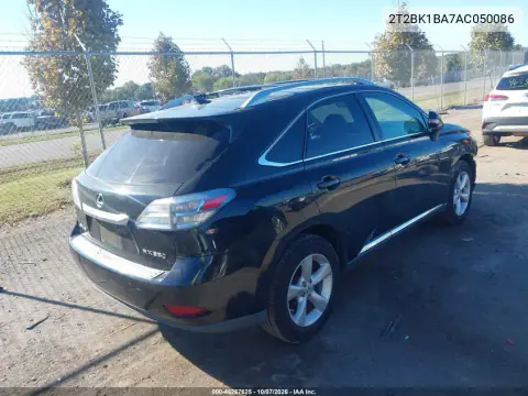 2010 Lexus Rx 350 VIN 2T2BK1BA7AC050086 фото 5