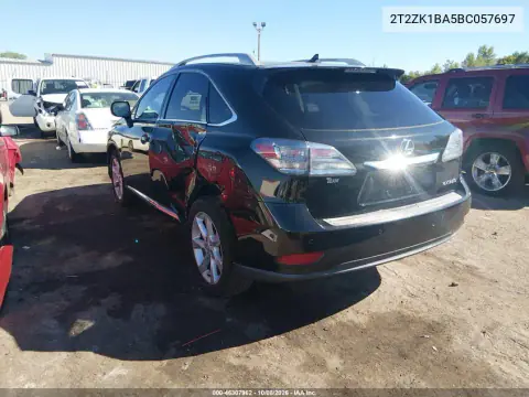 2011 Lexus Rx 350 VIN 2T2ZK1BA5BC057697 фото 4