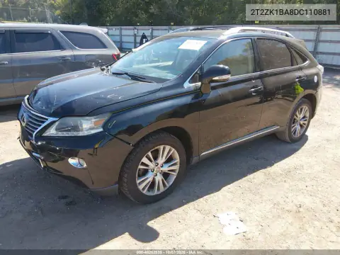 2013 Lexus Rx 350 VIN 2T2ZK1BA8DC110881 фото 3