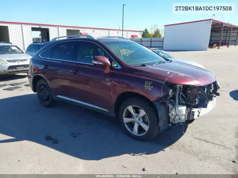 2T2BK1BA1DC197508 — 2013 Lexus RX, Передняя часть, фото до ремонта