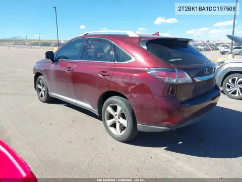 2013 Lexus Rx 350 VIN 2T2BK1BA1DC197508 фото 4