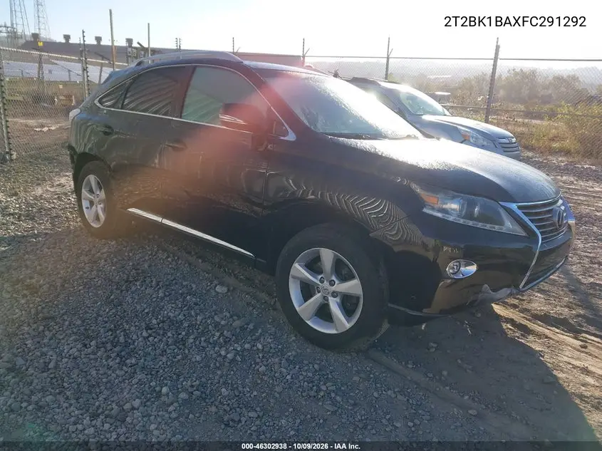 2015 Lexus Rx 350 VIN 2T2BK1BAXFC291292 фото 2