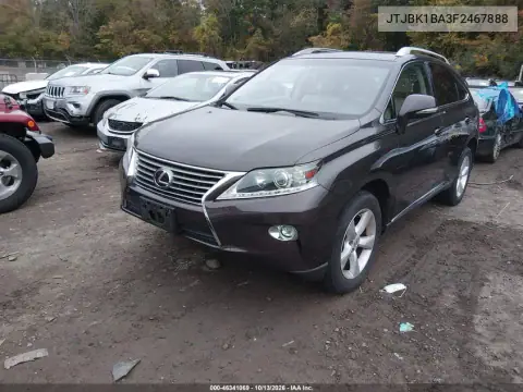 JTJBK1BA3F2467888 — 2015 Lexus RX, фото 3 с аукциона IAAI, Сзади слева