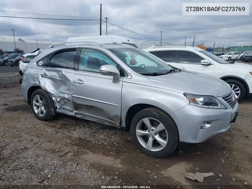 2T2BK1BA0FC273769 — 2015 Lexus RX, фото 2 с аукциона IAAI, Не указано