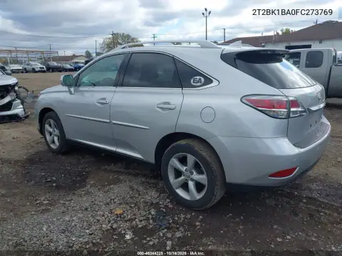 2T2BK1BA0FC273769 — 2015 Lexus RX, фото 4 с аукциона IAAI, Не указано