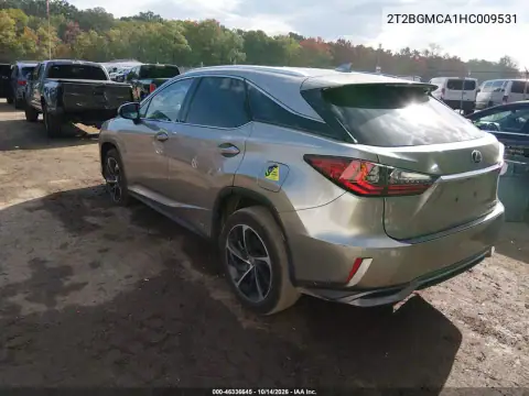 2T2BGMCA1HC009531 — 2017 Lexus RX, фото 3 с аукциона IAAI, Правый бок