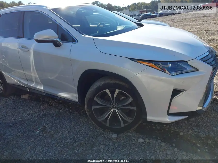 2018 Lexus Rx 350 VIN JTJBZMCA0J2030936 фото 2