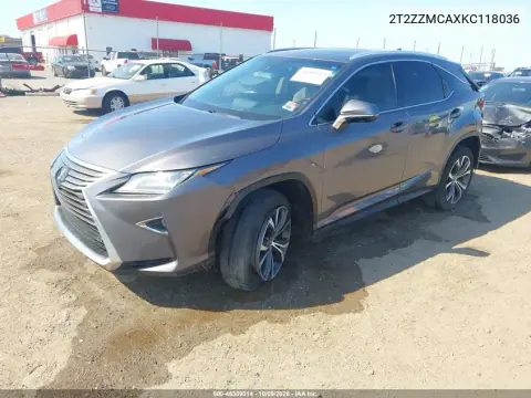 2019 Lexus Rx 350 VIN 2T2ZZMCAXKC118036 фото 3