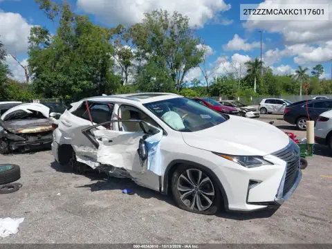 2T2ZZMCAXKC117601 — 2019 Lexus RX, Правая сторона, фото до ремонта