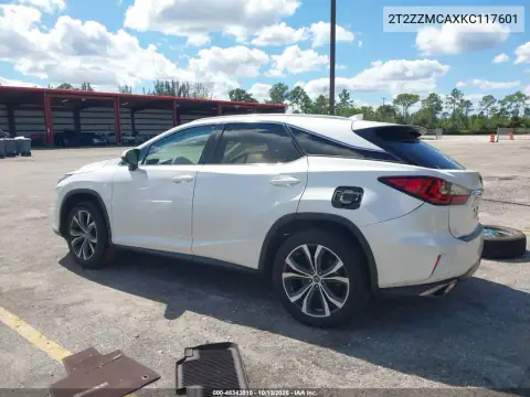 2019 Lexus Rx 350 VIN 2T2ZZMCAXKC117601 фото 3