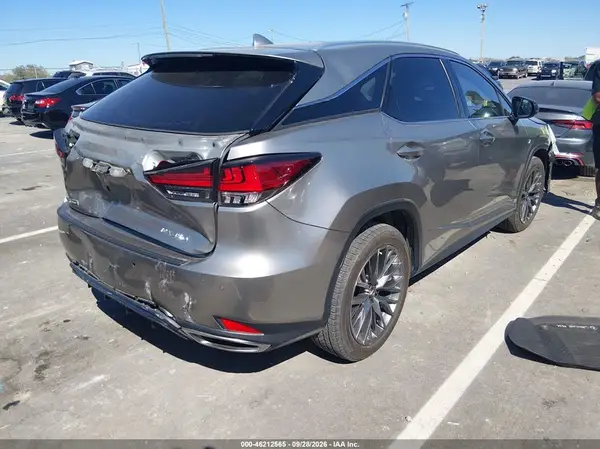 2T2YZMDA8LC257805 — 2020 Lexus RX, фото 4 с аукциона IAAI, Задняя часть