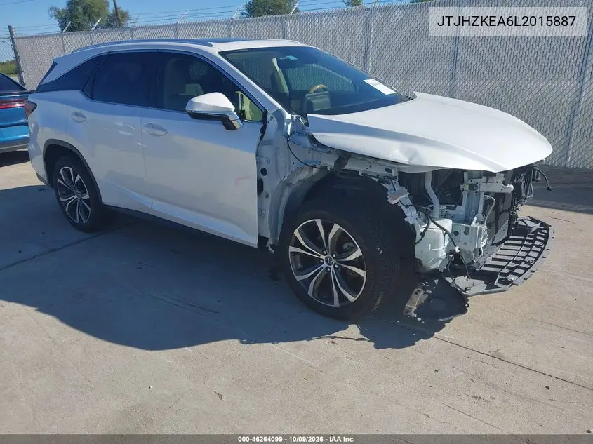 2020 Lexus Rx 350L VIN JTJHZKEA6L2015887 фото 2