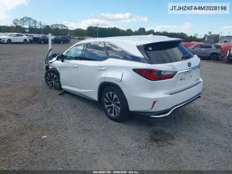 2021 Lexus Rx 350L VIN JTJHZKFA4M2028198 фото 3