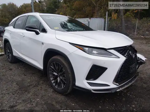 2T2SZMDA8MC285224 — 2021 Lexus RX, Передний левый, фото до ремонта