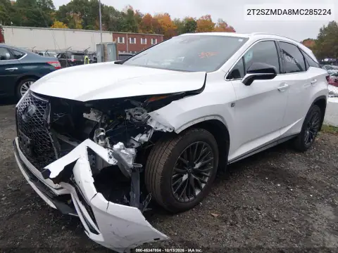 2T2SZMDA8MC285224 — 2021 Lexus RX, фото 3 с аукциона IAAI, Передний левый