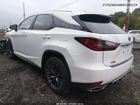2T2SZMDA8MC285224 — 2021 Lexus RX, фото 4 с аукциона IAAI, Передний левый