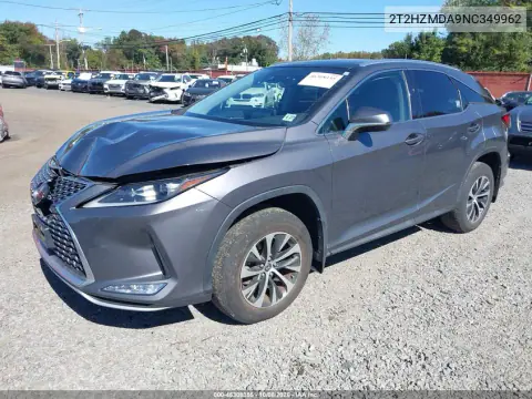 2022 Lexus Rx 350 VIN 2T2HZMDA9NC349962 фото 3