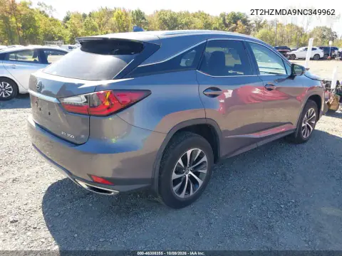 2022 Lexus Rx 350 VIN 2T2HZMDA9NC349962 фото 5