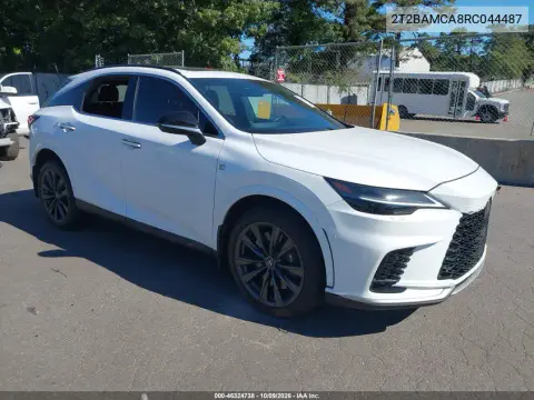 2024 Lexus Rx 350 F Sport Handling VIN 2T2BAMCA8RC044487 фото 2